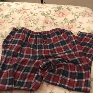 Plaid pajama pants with pockets